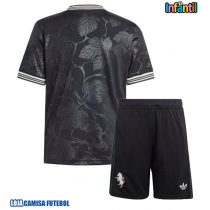Camisa de Futebol Juventus Equipamento Alternativo Infantil 2025-26 Manga Curta (+ Calças curtas)